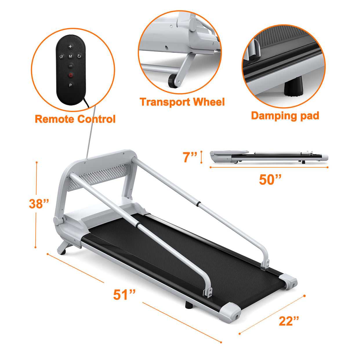 Quiet Smart Pet Treadmill with Adjustable Speed – For Small/Medium Dogs