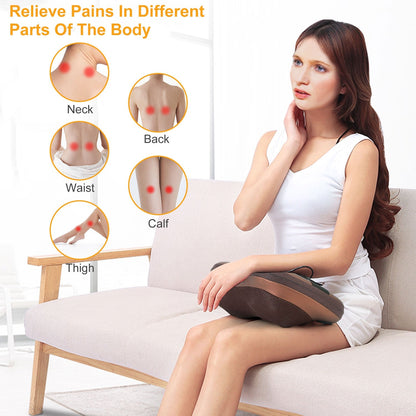Back Neck Massage Pillow Thermotherapy