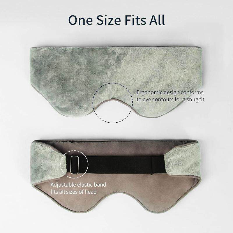 Gray Gravity Sleep Eye Mask, 35 × 10 cm
