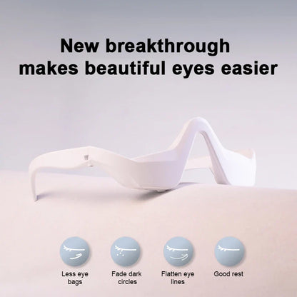 Portable Professional 3D Eye Massager for Adults with 4 Therapy Modes Rechargeable Battery Skin Brightening Eye Care Device