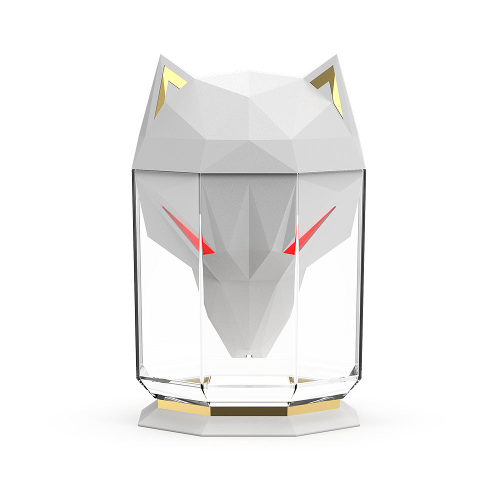 Desktop Wolf Humidifier Large Capacity Household Air Nebulizer Heavy Fog Humidifier Ornament