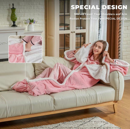 CozyNest Heated Wearable Blanket