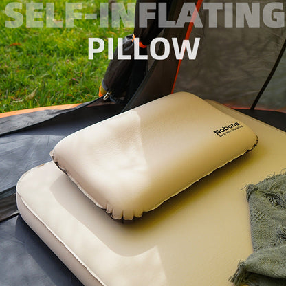 Outdoor 3D Sponge Automatic Inflatable Travel Pillow