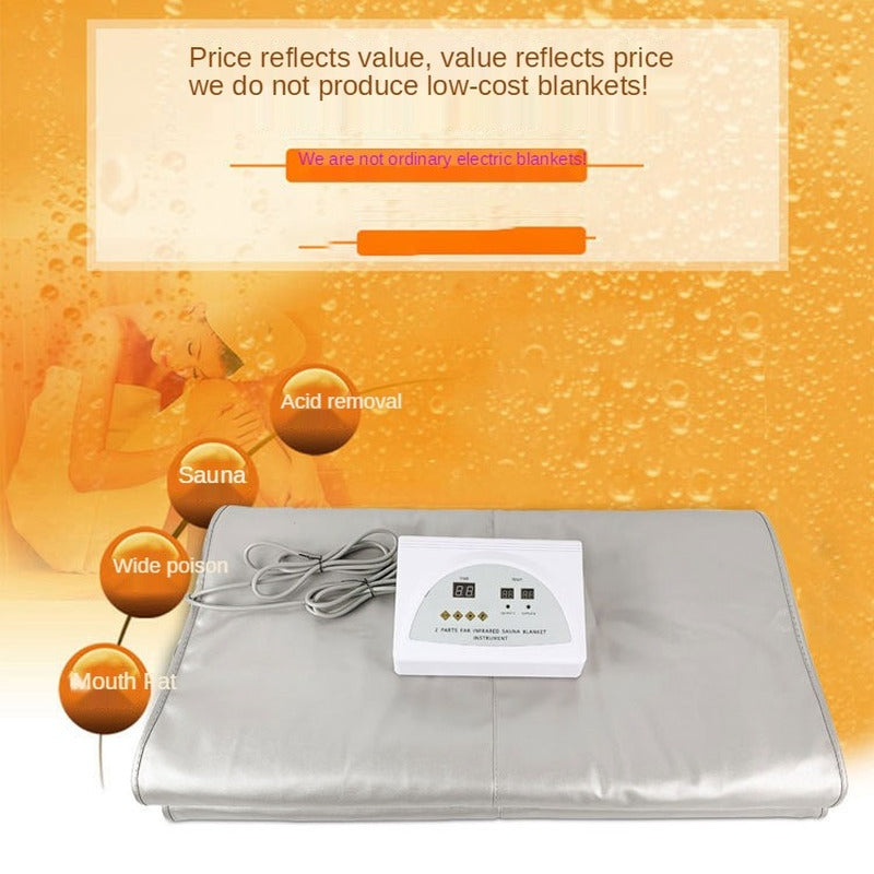 Far Infrared Remote Control Sweat Blanket Acid Blanket Whole Body Perspiration Beauty Salon Seabuckthorn Perspiration Cold Exhaust Heating Space Blanket