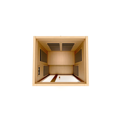 Dynamic Saunas Gracia DYN-6119-01 Elite Ultra Low EMF FAR Infrared Sauna 2 Person
