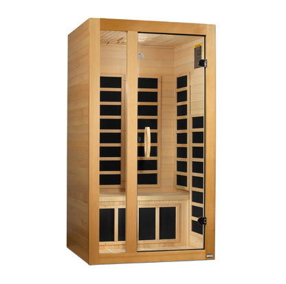 Dynamic Saunas Gracia DYN-6119-01 Elite Ultra Low EMF FAR Infrared Sauna 2 Person