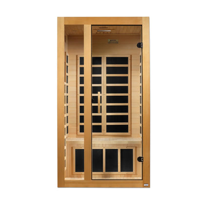 Dynamic Saunas Gracia DYN-6119-01 Elite Ultra Low EMF FAR Infrared Sauna 2 Person