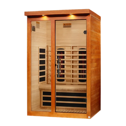 Dynamic Llumeneres DYN-6215-03 FS Full Spectrum Near Zero EMF 2 Person Sauna