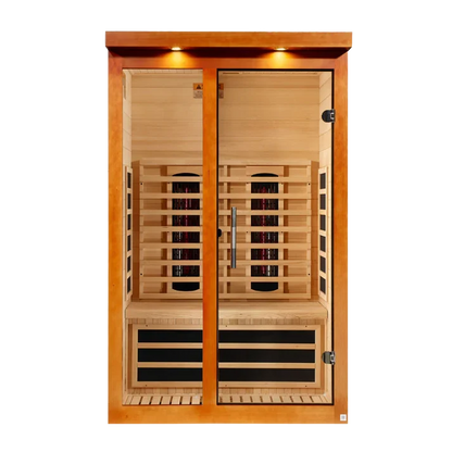 Dynamic Llumeneres DYN-6215-03 FS Full Spectrum Near Zero EMF 2 Person Sauna