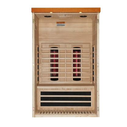 Dynamic Llumeneres DYN-6215-03 FS Full Spectrum Near Zero EMF 2 Person Sauna