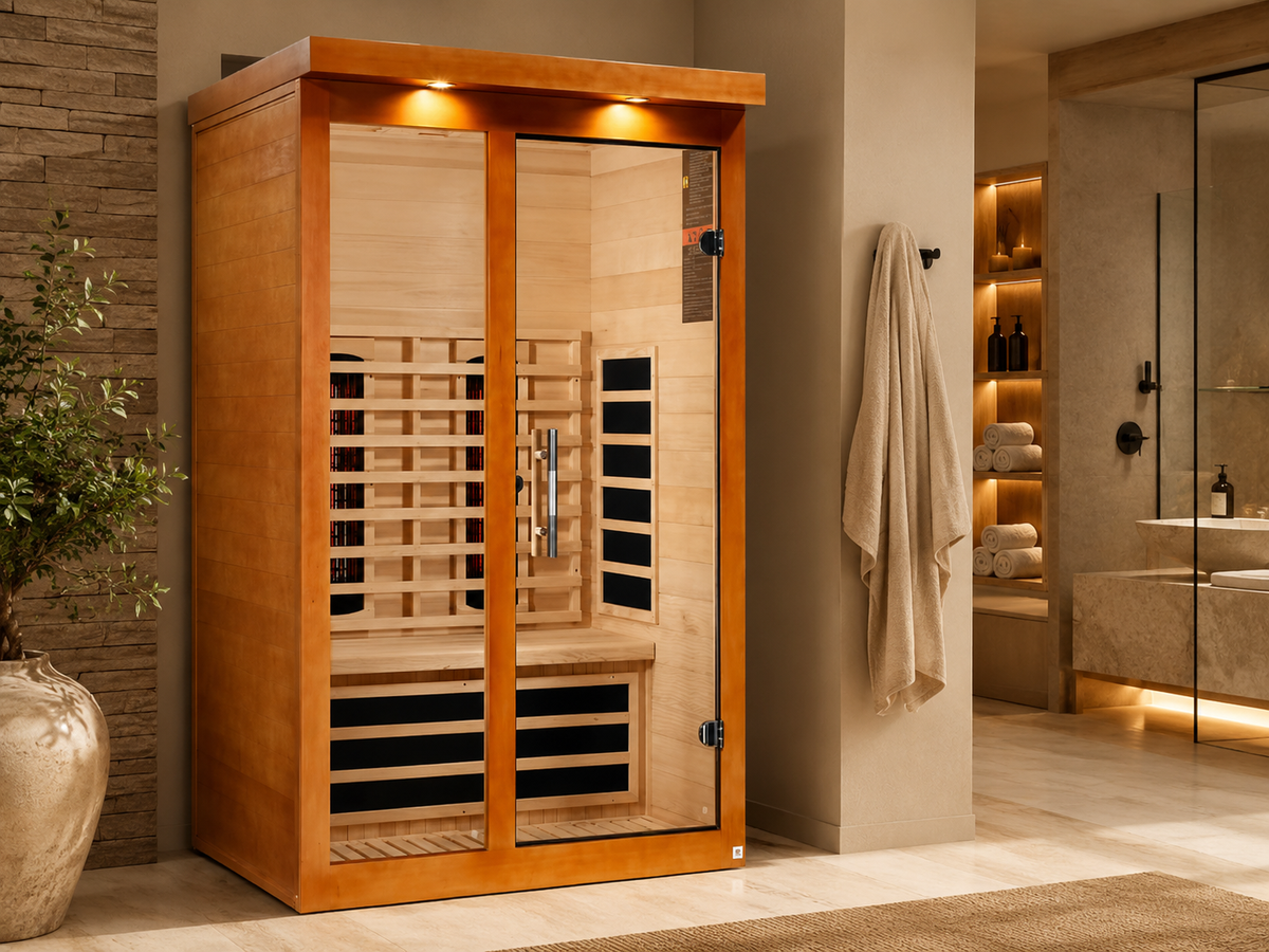Dynamic Llumeneres DYN-6215-03 FS Full Spectrum Near Zero EMF 2 Person Sauna