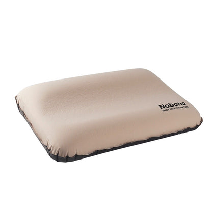 Outdoor 3D Sponge Automatic Inflatable Travel Pillow