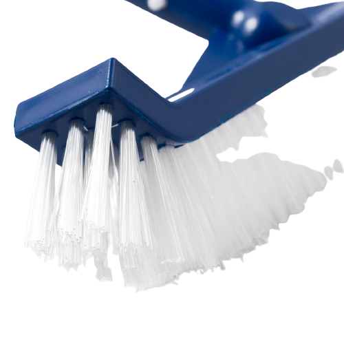 Pool Brush Head with Curved Ends – Brustec Nylon Cleaning Brush for Vinyl, Fiberglass & Above-Ground Pool Walls & Steps, Chlorine Resistant