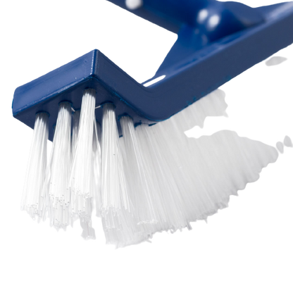 Pool Brush Head with Curved Ends – Brustec Nylon Cleaning Brush for Vinyl, Fiberglass & Above-Ground Pool Walls & Steps, Chlorine Resistant