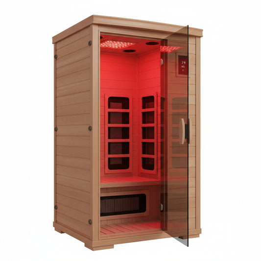 Full Spectrum Infrared Sauna with 660Nm & 850Nm Red Light Therapy