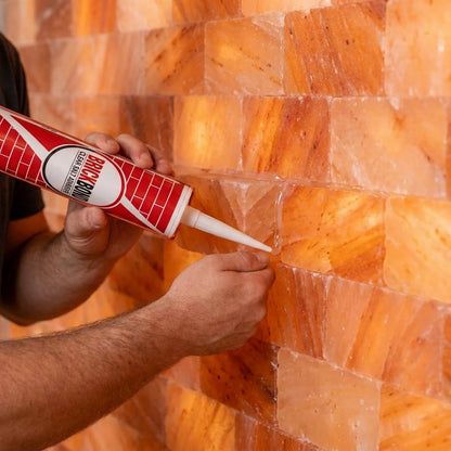 BrickBond - Himalayan Salt Adhesive for Joining Salt Bricks Salt Wall, Transparent