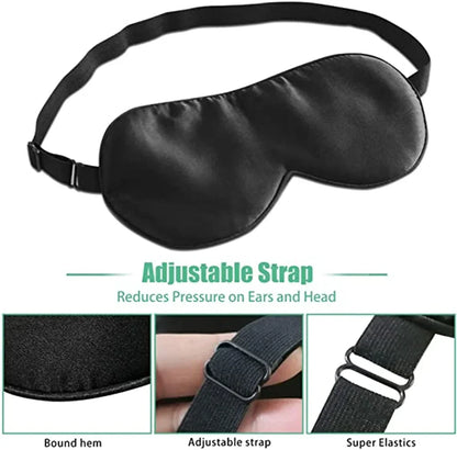 Silk Cotton Padded Eye Mask | Full Cover Light Block