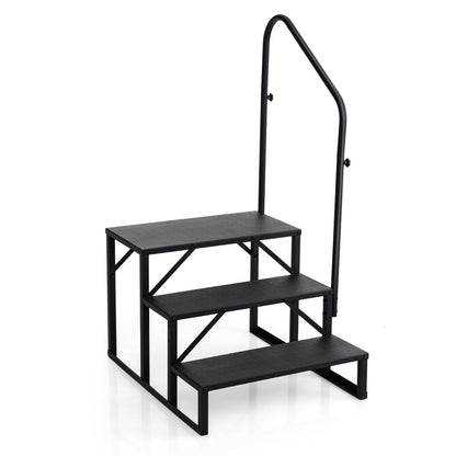 Heavy Duty Hot Tub Stair with Wide Anti-Slip Platforms for Porch and Mobile Home