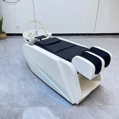 High-end intelligent electric massage shampoo bed