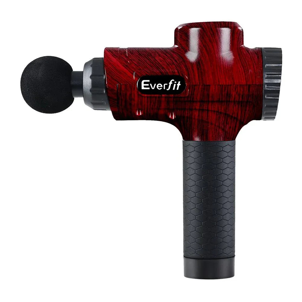 Everfit Massage Gun 6 Heads Electric Massager Vibration Percussion LCD