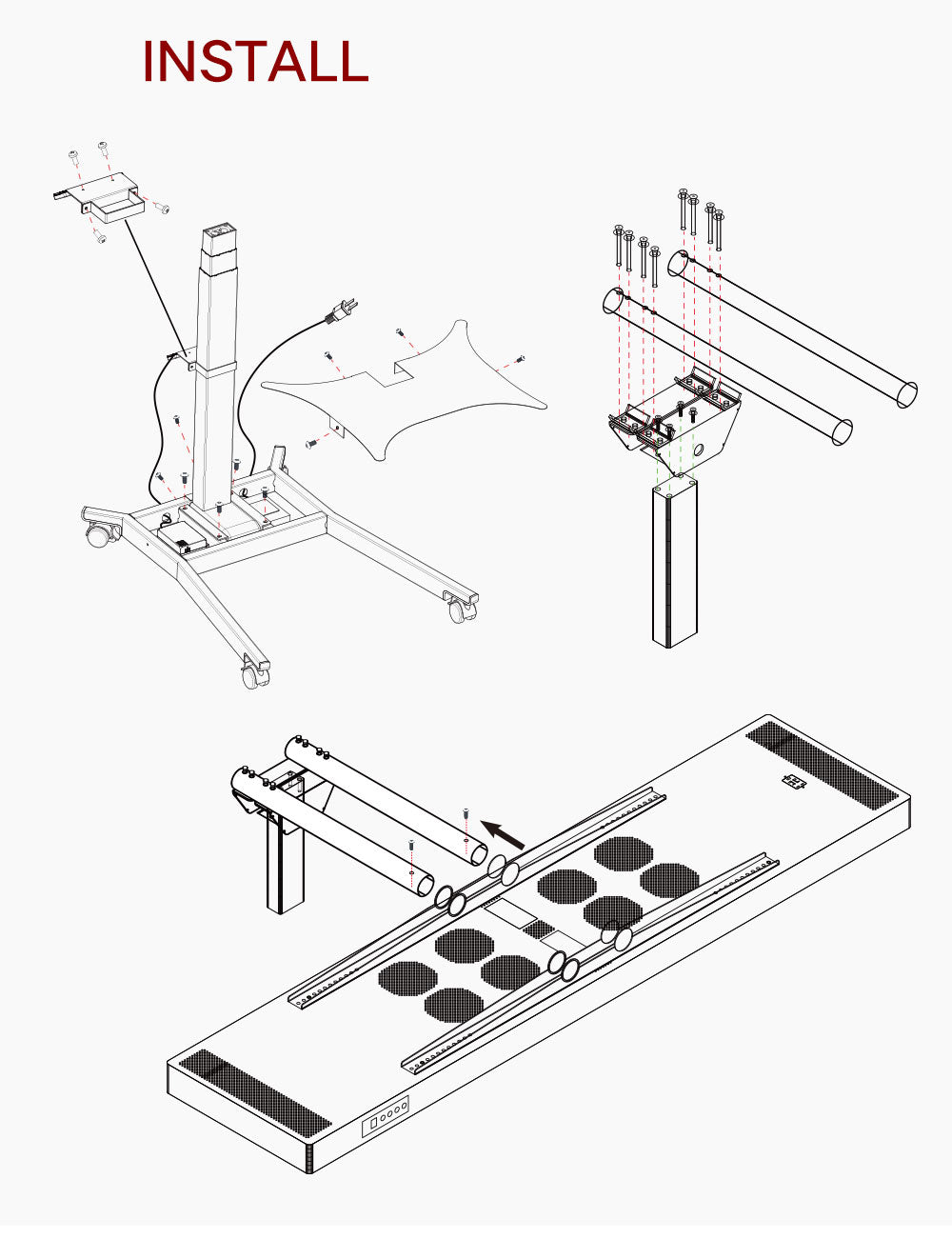 Premium Electric Mobile Stand for RNL900 & RNL1500 Panels
