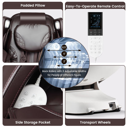 Provox 27-Comfort Full Body Massage Chair with SL Track Airbags Heating