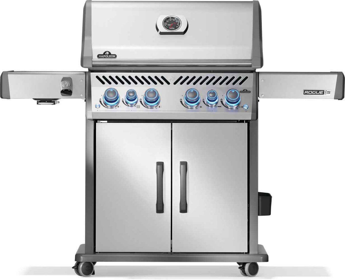Patio Elegance Gas Grill Rogue PRO‑S 525 RSIB with Infrared Side and Rear Burners