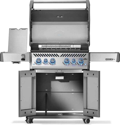 Patio Elegance Gas Grill Rogue PRO‑S 525 RSIB with Infrared Side and Rear Burners