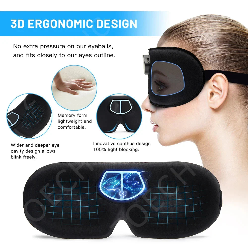 Smart EMS Head Massager Sleep Mask Migraine Relief