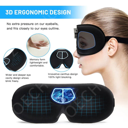 Smart EMS Head Massager Sleep Mask Migraine Relief