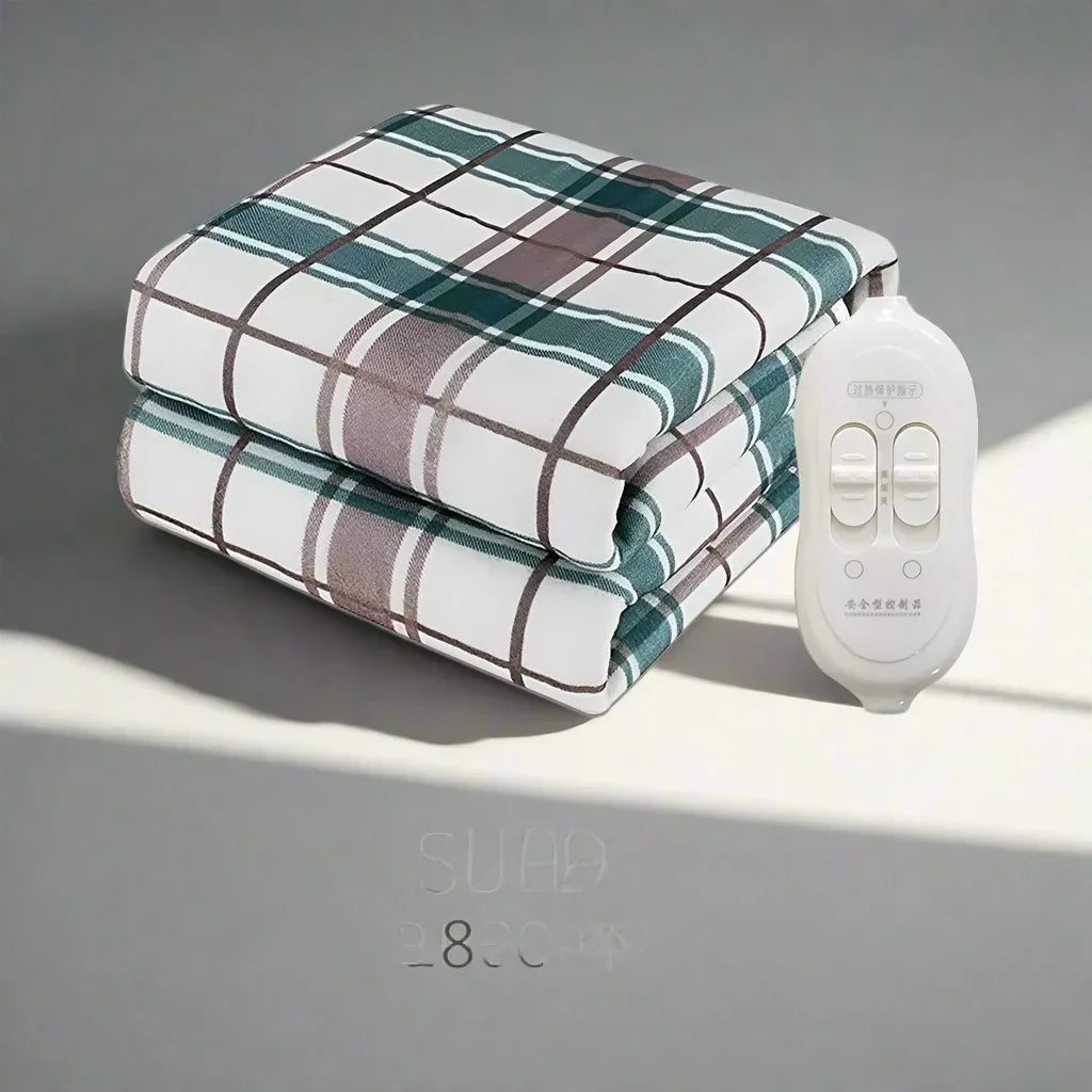 Electric Blanket with Adjustable Heat for Winter Comfort