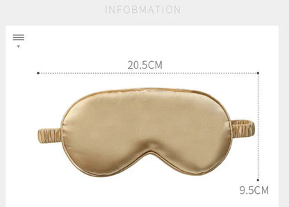 Silk Cotton Padded Eye Mask | Full Cover Light Block