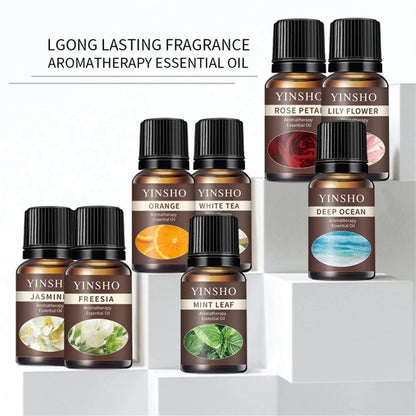 13 Flavors Essential Oils Set for Diffuser | 10ml Aroma Kit for Home