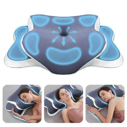 🛏️ Memory Foam Cervical Pillow – Orthopedic Neck Support