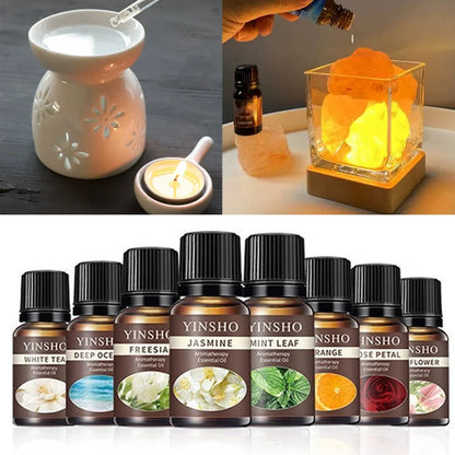 13 Flavors Essential Oils Set for Diffuser | 10ml Aroma Kit for Home
