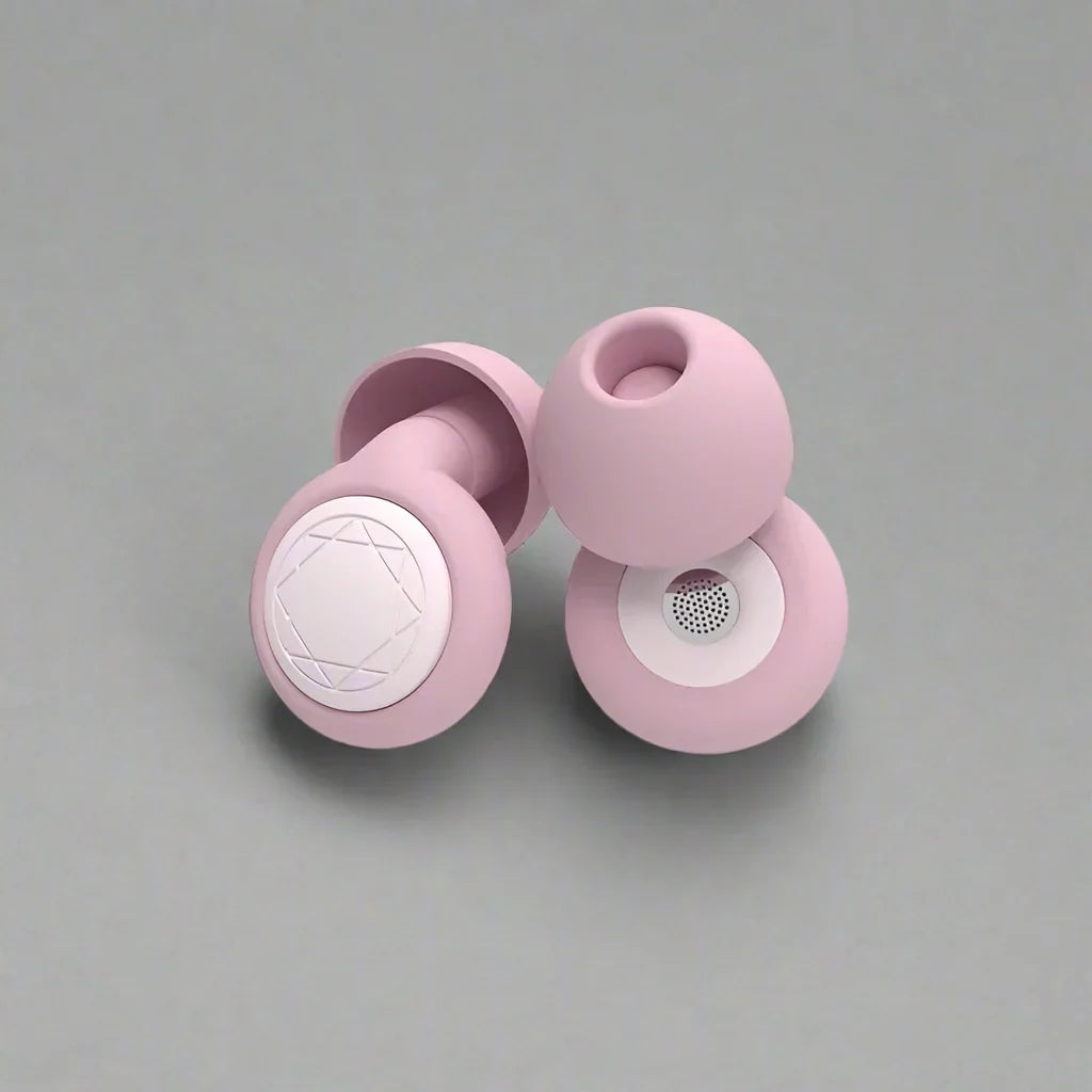 🛏️ Silicone Sleep Ear Plugs – Waterproof, Noise Reduction