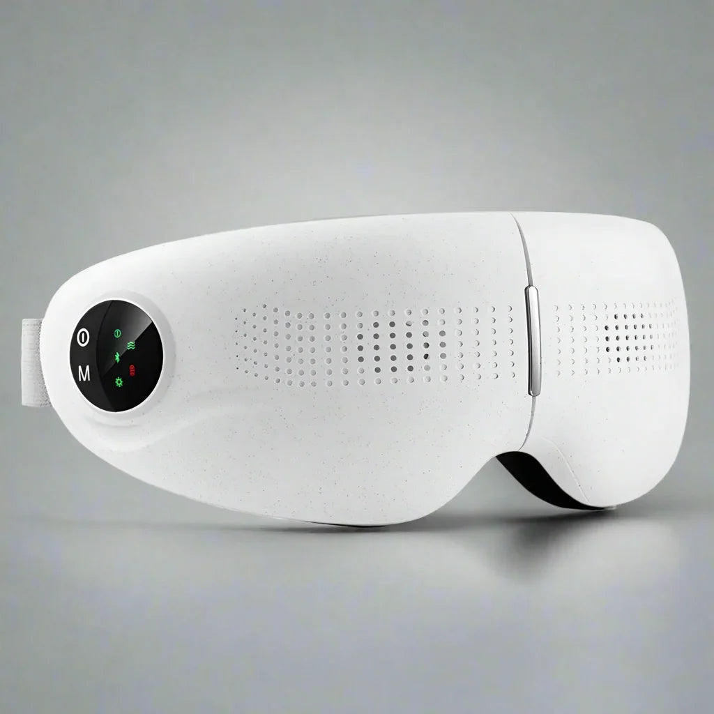 Bluetooth Heated Eye Massager for Eye Strain & Sleep