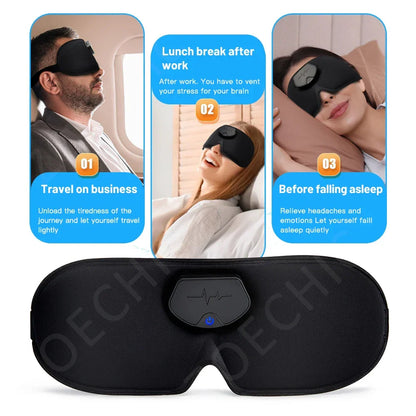 Smart EMS Head Massager Sleep Mask Migraine Relief