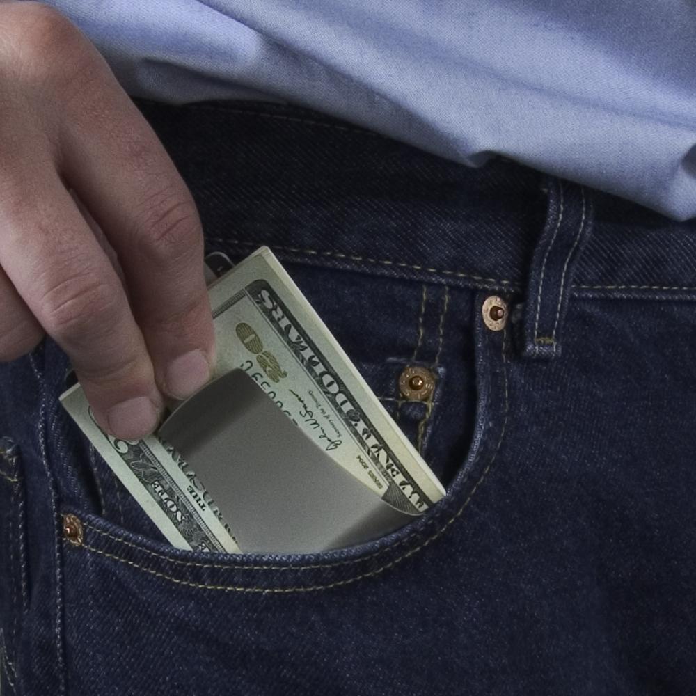 Smart Money Clip® - Brushed Matte Black