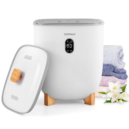 20L Towel Warmer Bucket with PTC Air Heater for Rapid and Even Heating-White