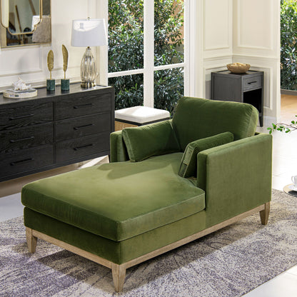 Knox - Modern Farmhouse Chaise Lounge Chair