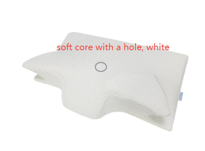 Space Cotton Memory Foam Pillow – Slow-Rebound Sleep Pillow in 5 Colors, Non-Porous or Ventilated