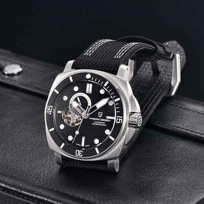 Fully Automatic Mechanical Watch With Luminous Display And Water Resistance For Men