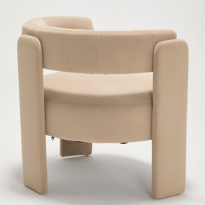 Accent Chair for Living Room Velvet Comfy Single Sofa Chair Mid-century Modern