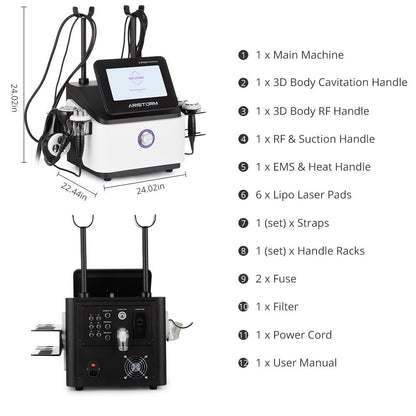 Aristorm 3D Cavitation & RF Body Contouring System
