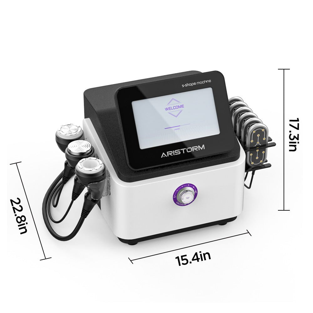 Aristorm 4-in-1 S-Shape Ultrasonic Cavitation & RF Lipo Laser System