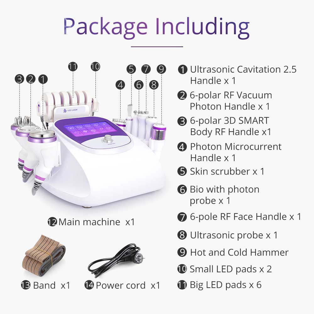 Aristorm 40K Cavitation 2.5 RF Skin Scrubber & Facial System