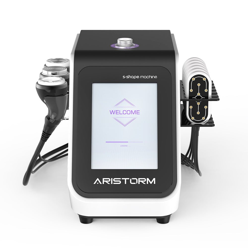 Aristorm S-Shape 4-in-1 Ultrasonic Cavitation & RF LED Lipo Laser System