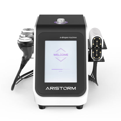 Aristorm S-Shape 4-in-1 Ultrasonic Cavitation & RF LED Lipo Laser System