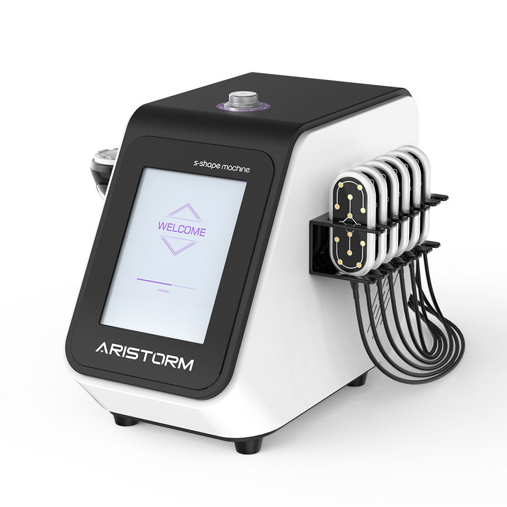 Aristorm S-Shape 4-in-1 Ultrasonic Cavitation & RF LED Lipo Laser System